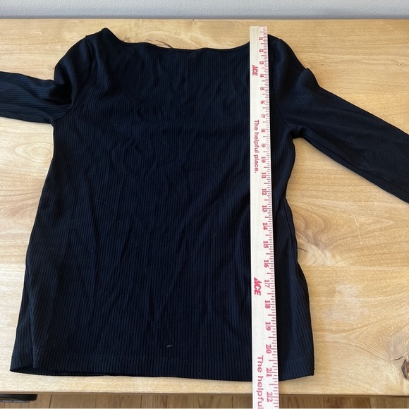 BANANA REPUBLIC TOP S PETITE BOATNECK CUT OUT SEXY CHIC DRESSY - Picture 9 of 11